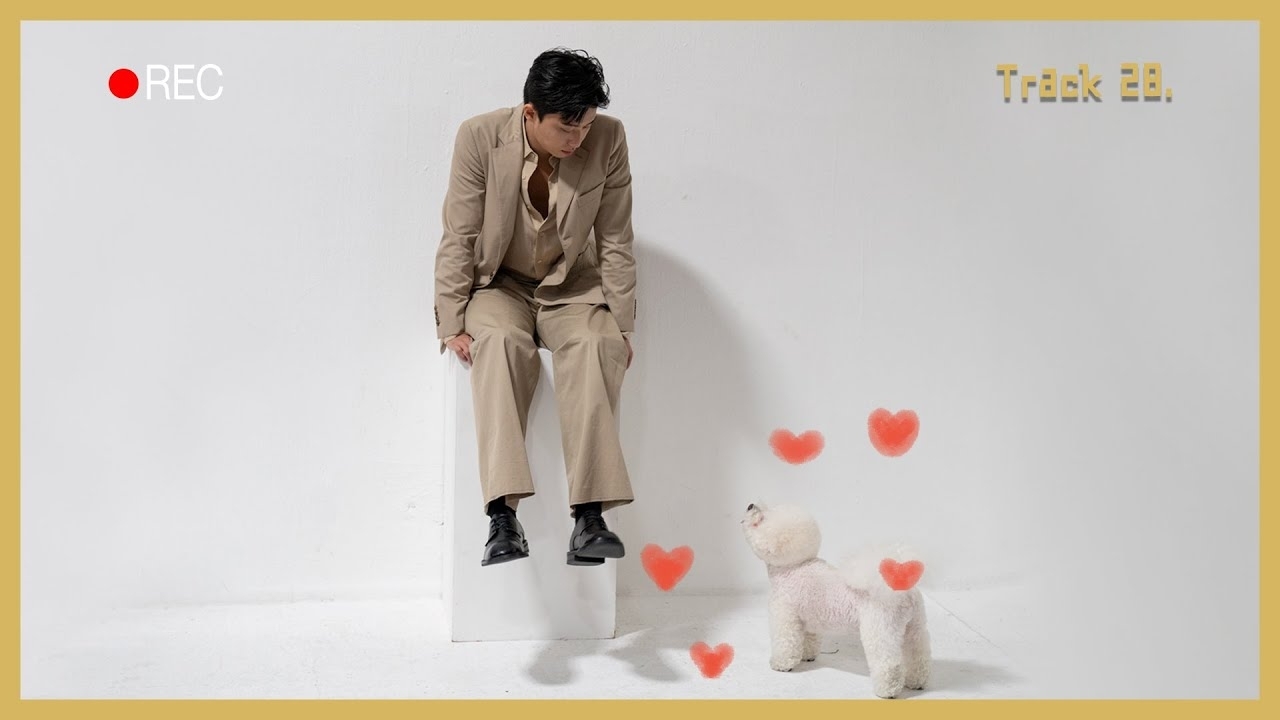 Behind-the-scenes cut of Park Seojoon