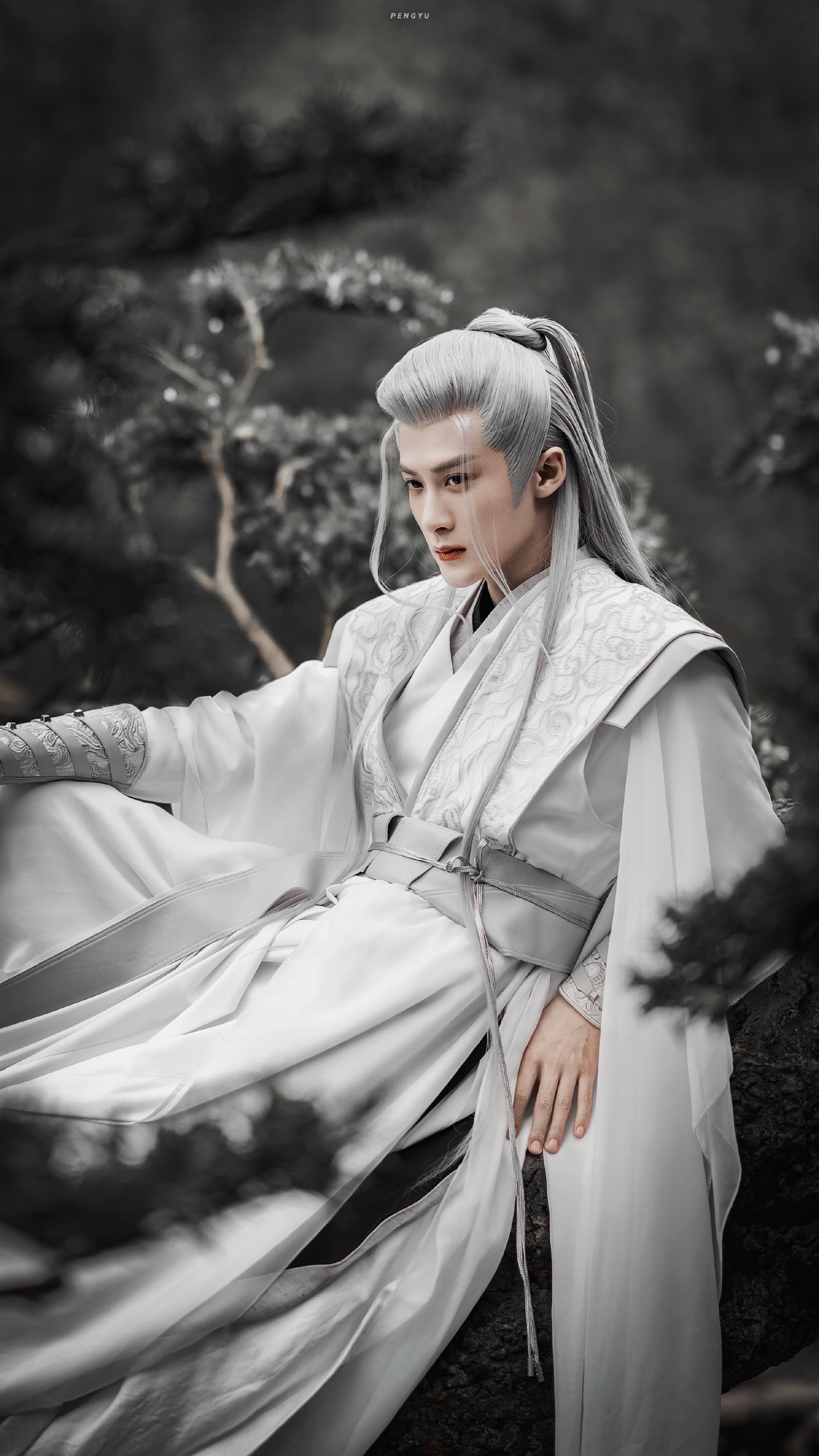Emotional wallpaper shared by fans for Tan Jianci