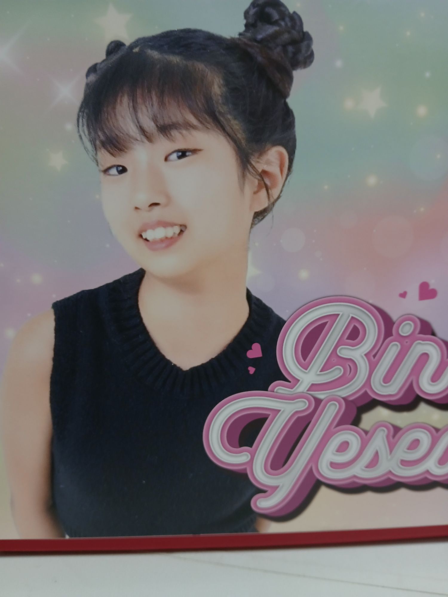 Behind-the-scenes cut of Bin Yeseo