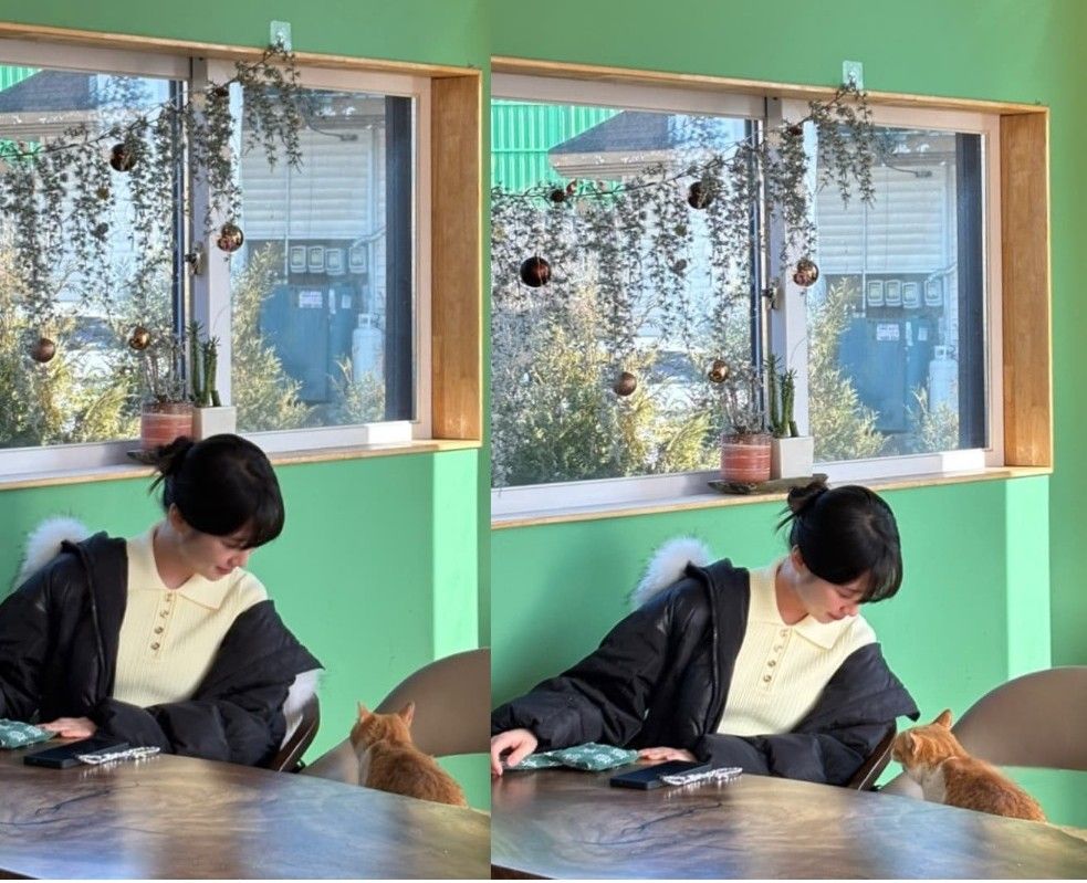 Behind-the-scenes cut of Park Eunbin