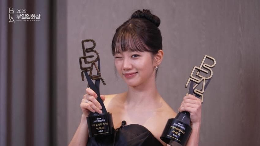 Behind-the-scenes cut of Hyeri