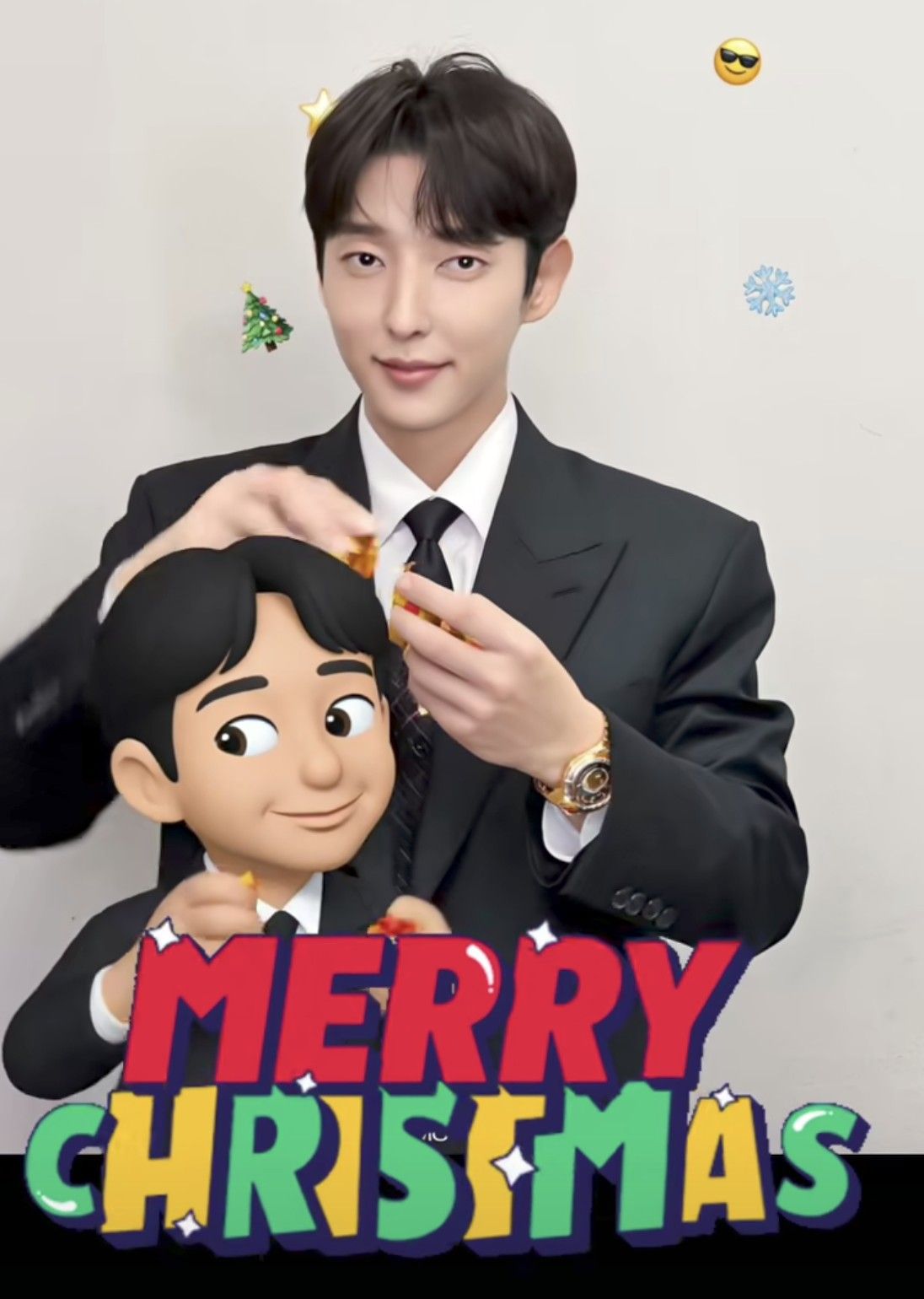 Behind-the-scenes cut of Lee Joongi