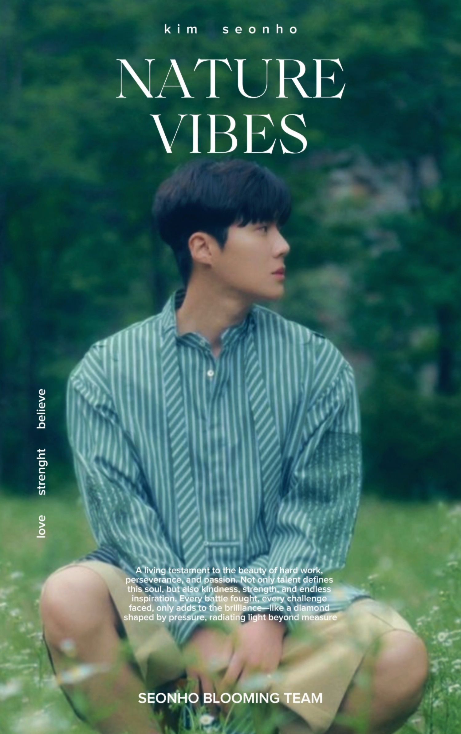 A moment captured by a fan of Kim Seonho