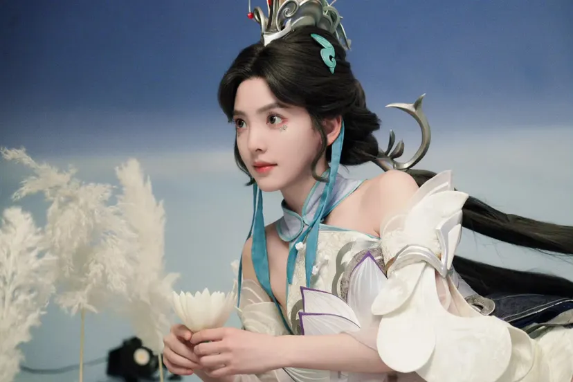 Behind-the-scenes cut of Zhang Ruonan