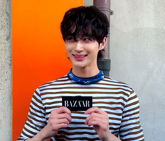 Recent activity shot of Byeon Wooseok