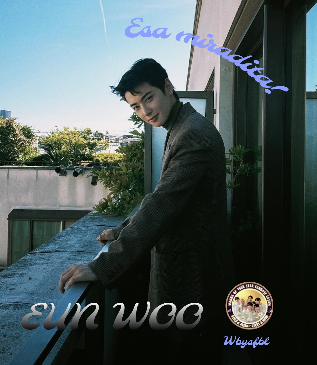 Behind-the-scenes cut of Cha Eunwoo