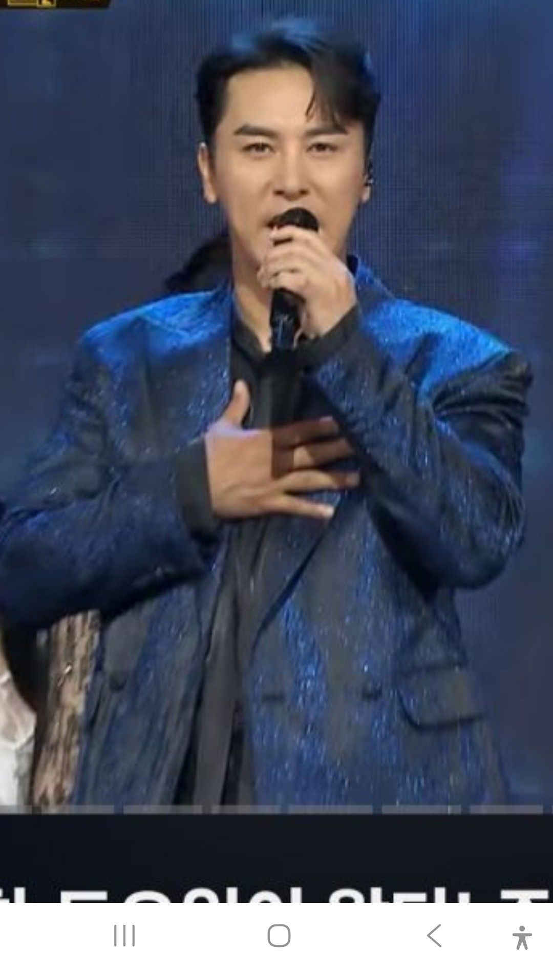 Behind-the-scenes cut of Jang Minho