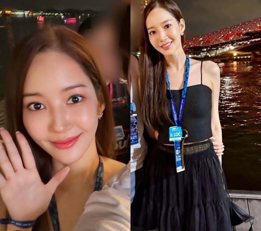 粉絲拍下的朴敏英瞬間