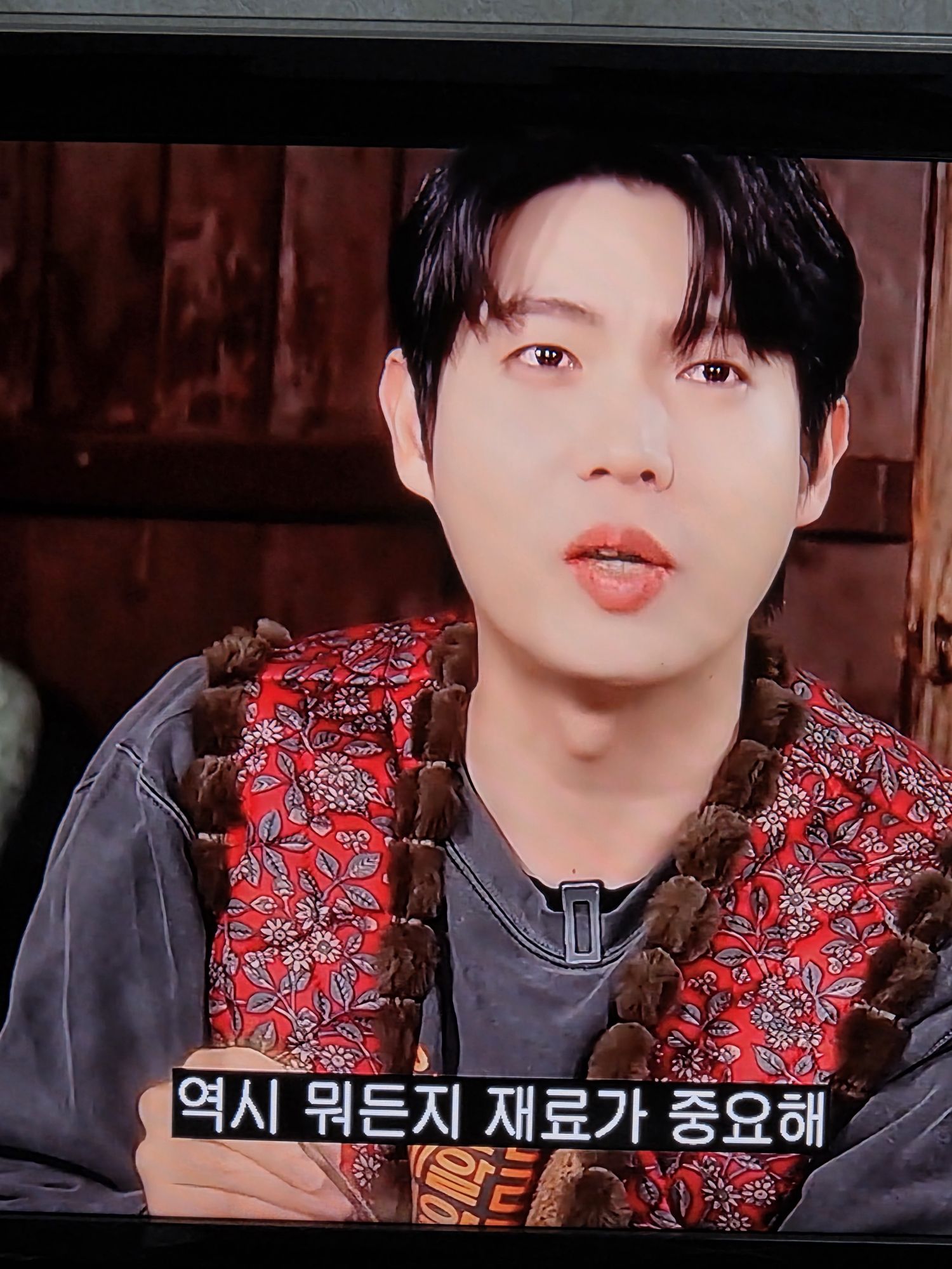 Behind-the-scenes cut of Son Taejin