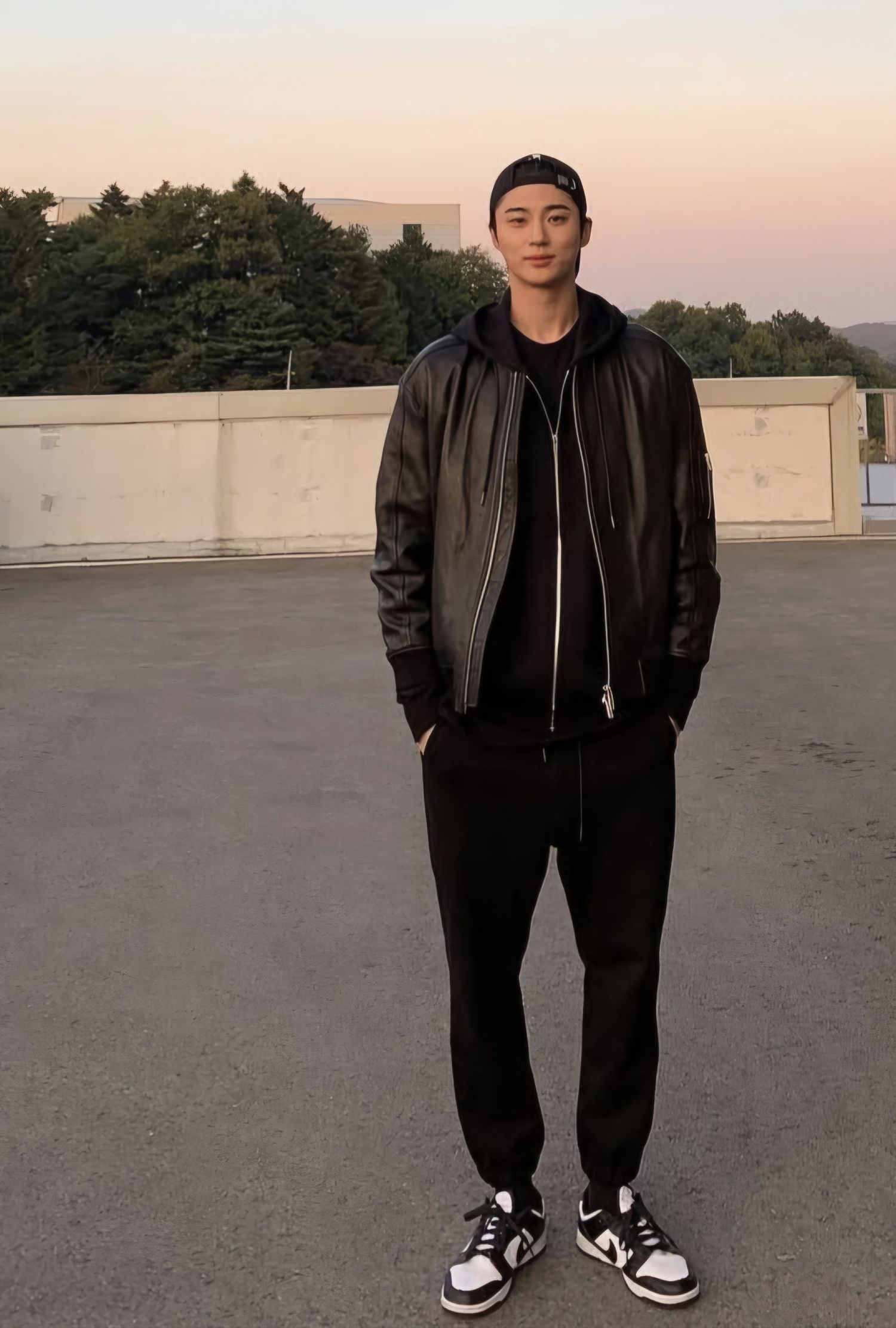 A moment captured by a fan of Byeon Wooseok
