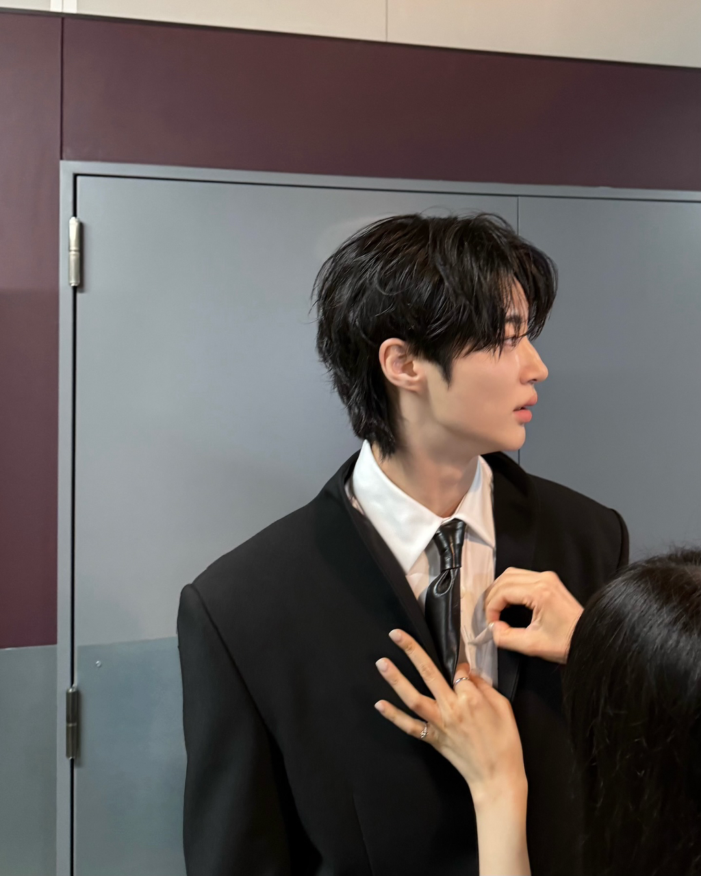 A moment captured by a fan of Byeon Wooseok