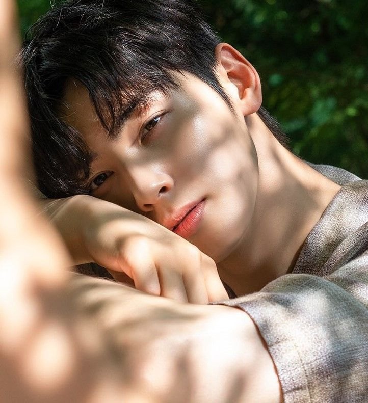 A moment captured by a fan of Cha Eunwoo