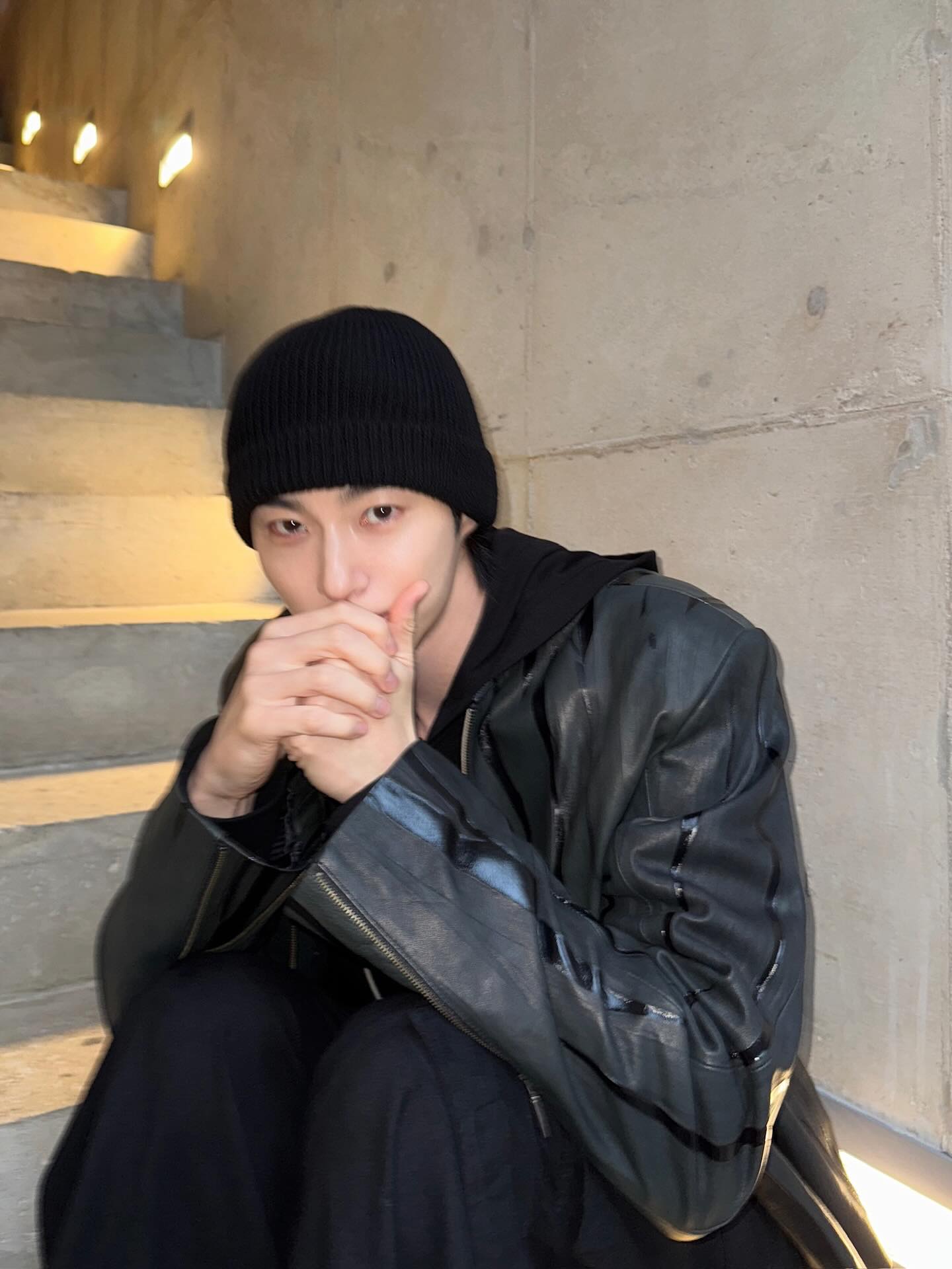 Recent activity shot of Byeon Wooseok