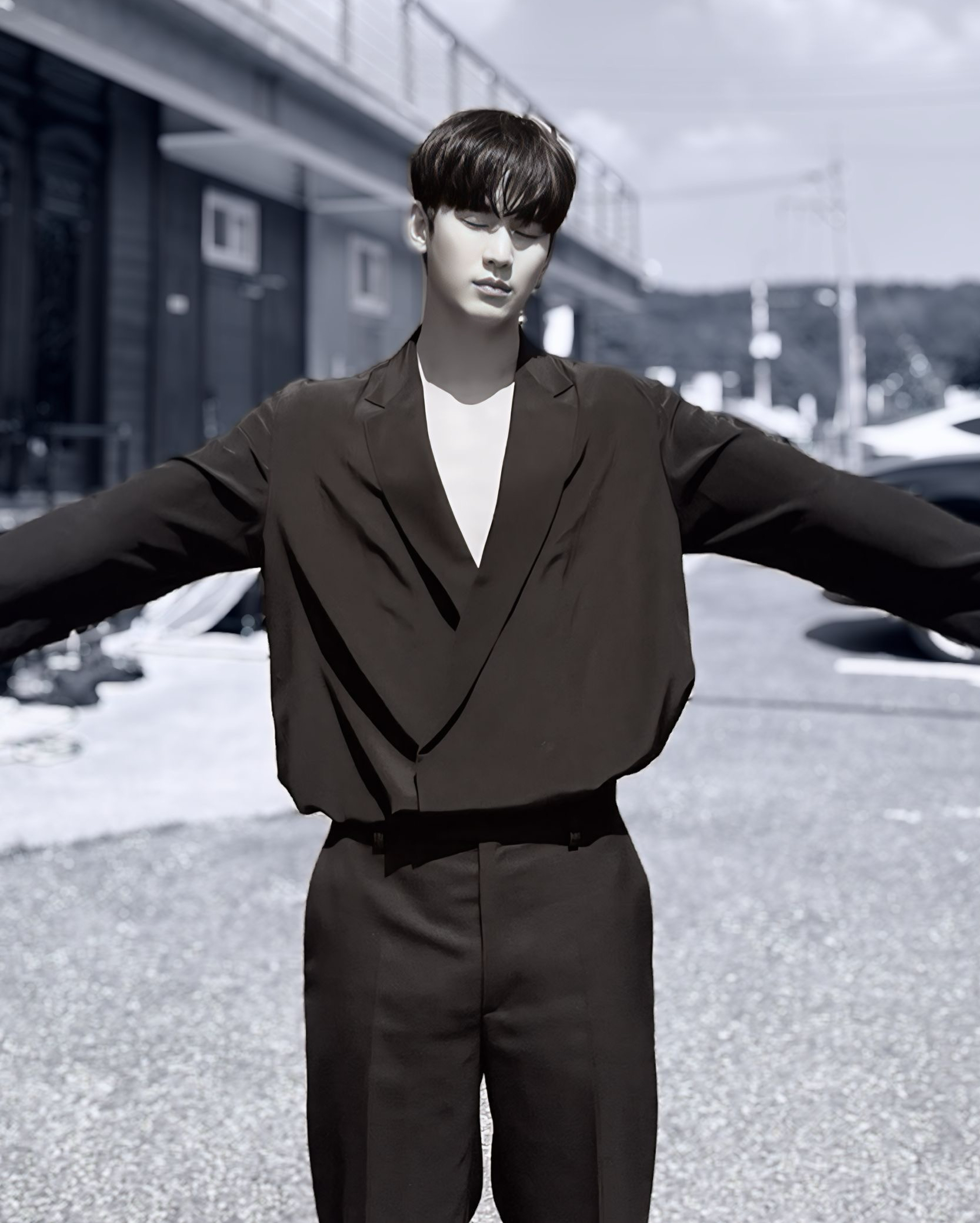 A moment captured by a fan of Kim Soohyun