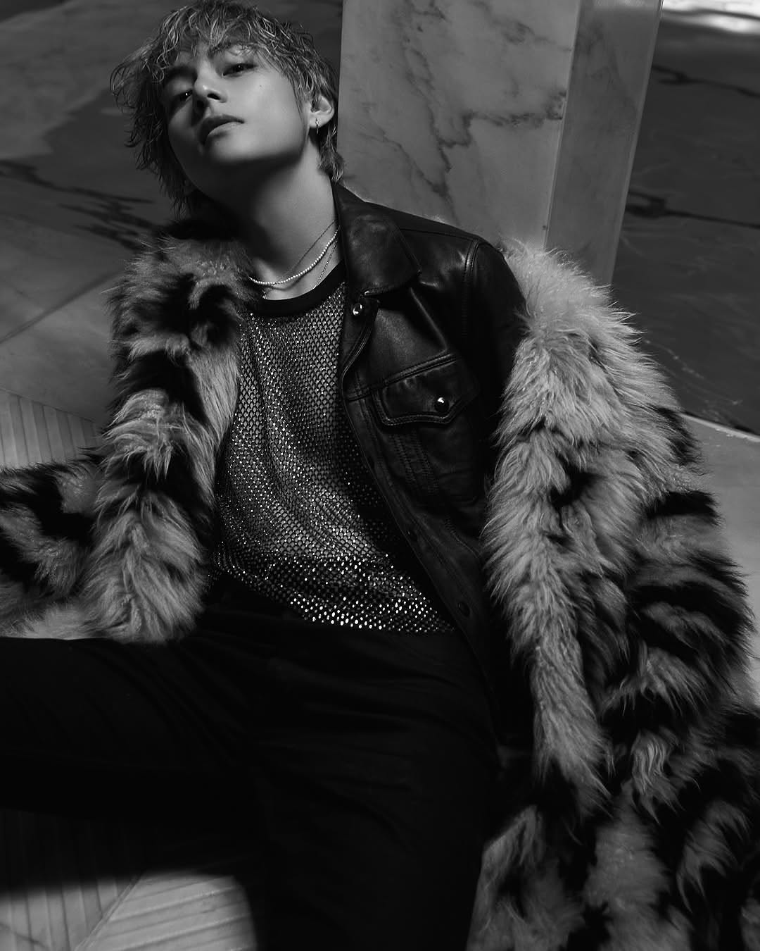 A moment captured by a fan of Kim Taehyung (V)