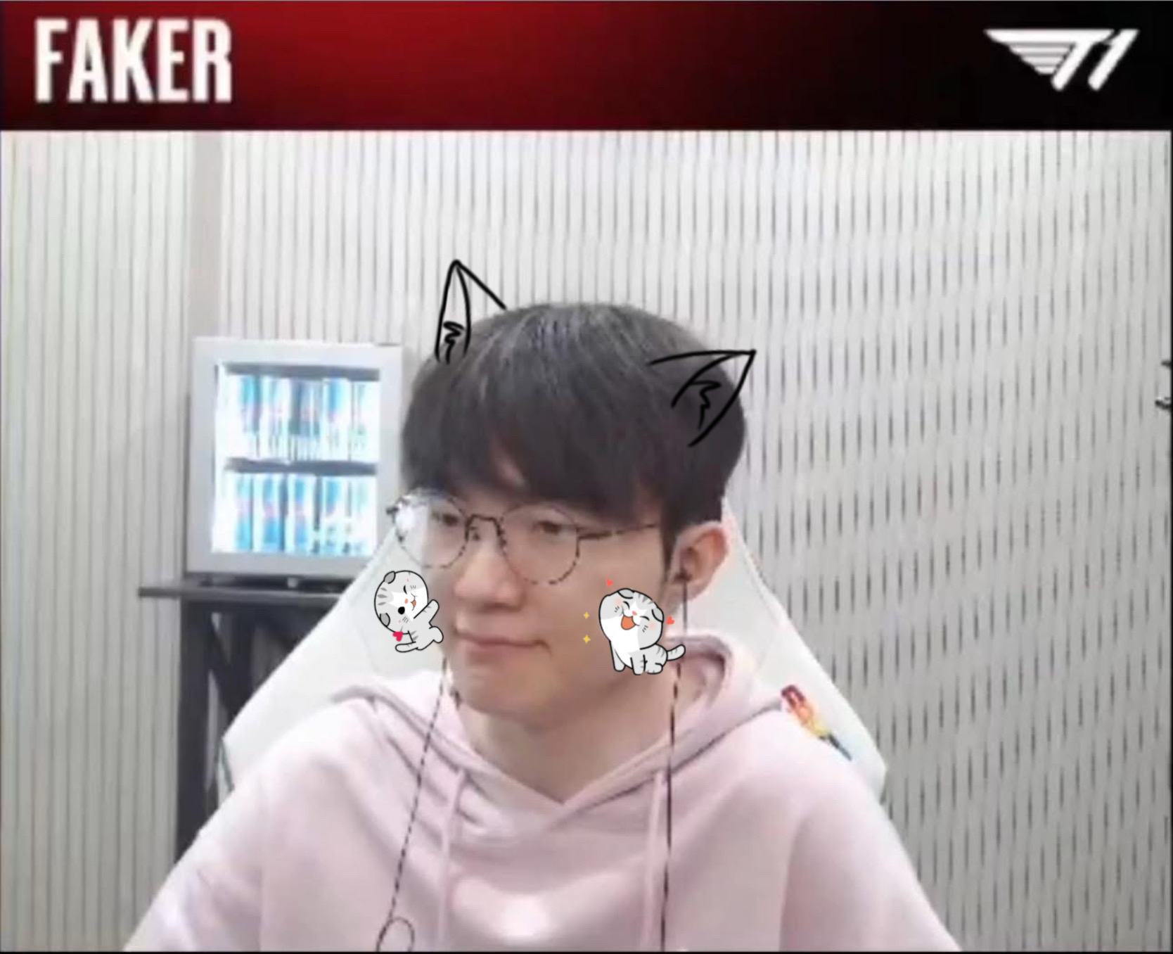 Recent activity shot of Faker