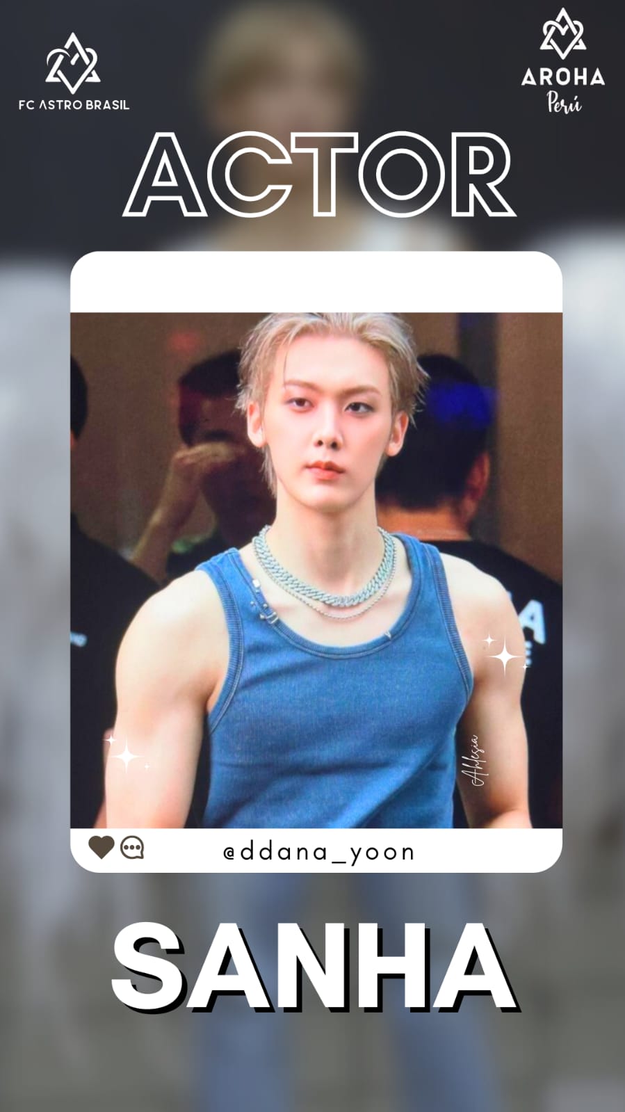 Special wallpaper made by Yoon Sanha's fans