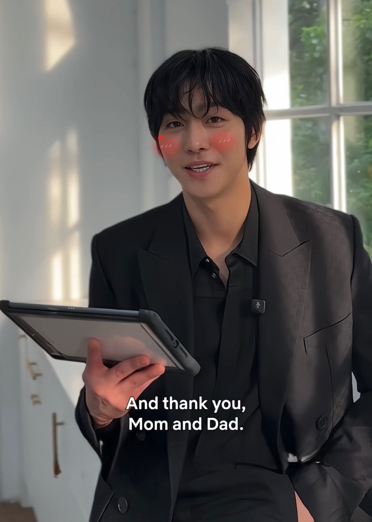안효섭의 비하인드 컷