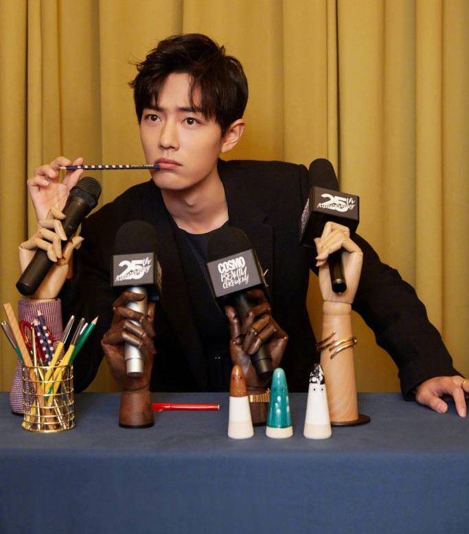 Behind-the-scenes cut of Xiao Zhan