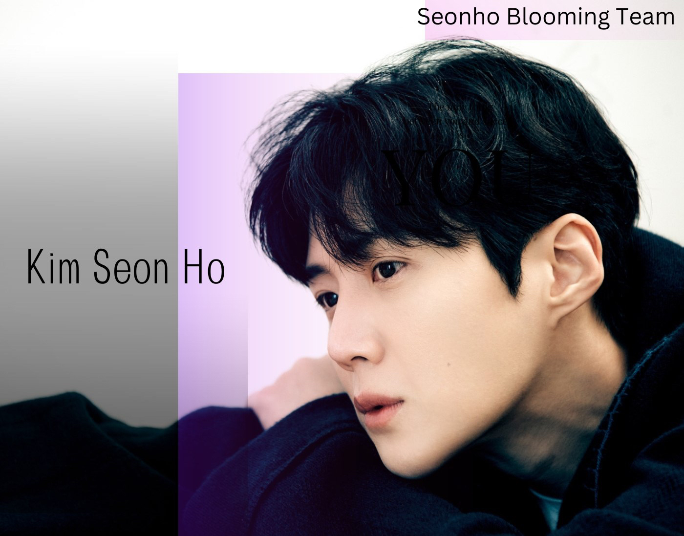 Behind-the-scenes cut of Kim Seonho