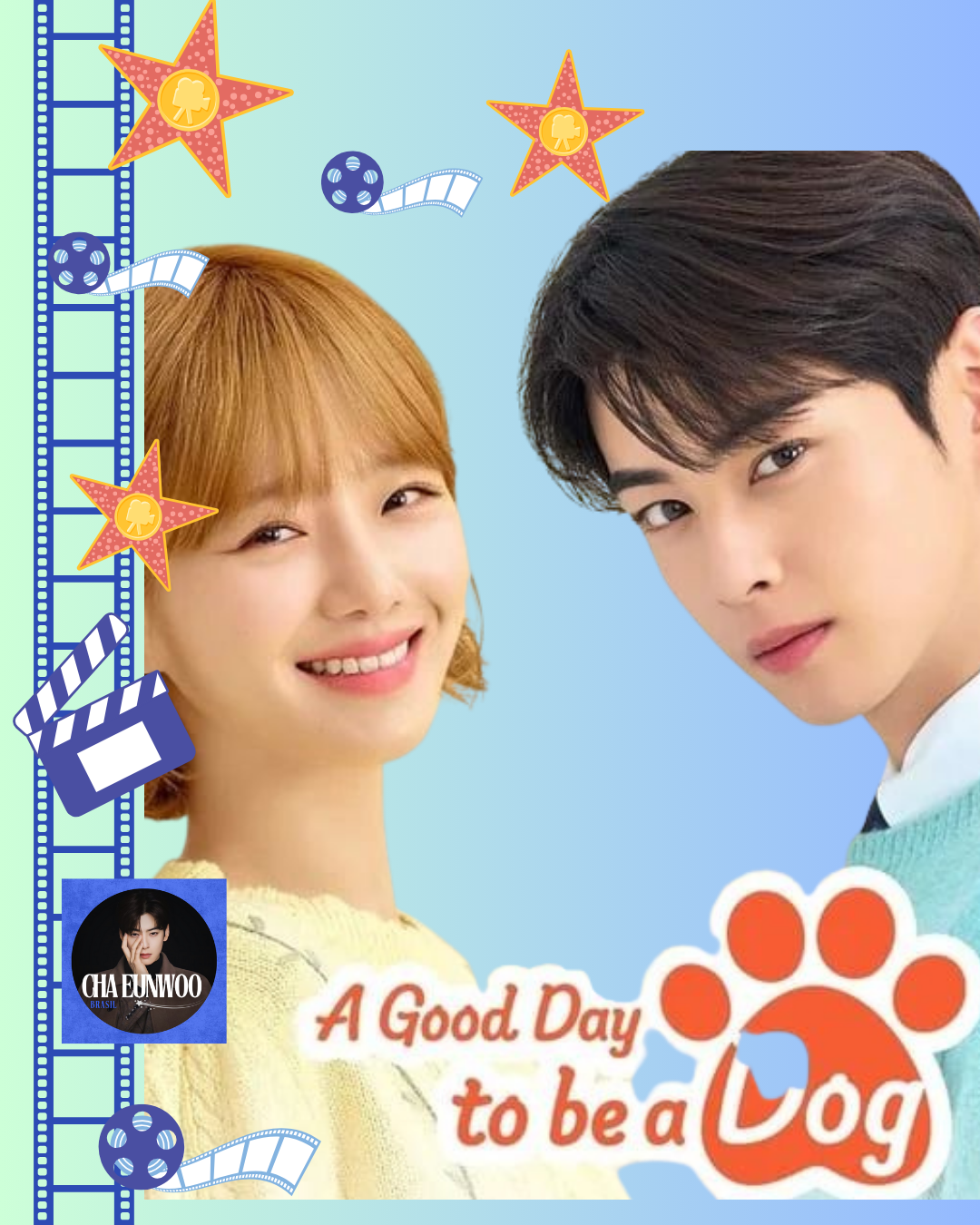 Behind-the-scenes cut of Cha Eunwoo