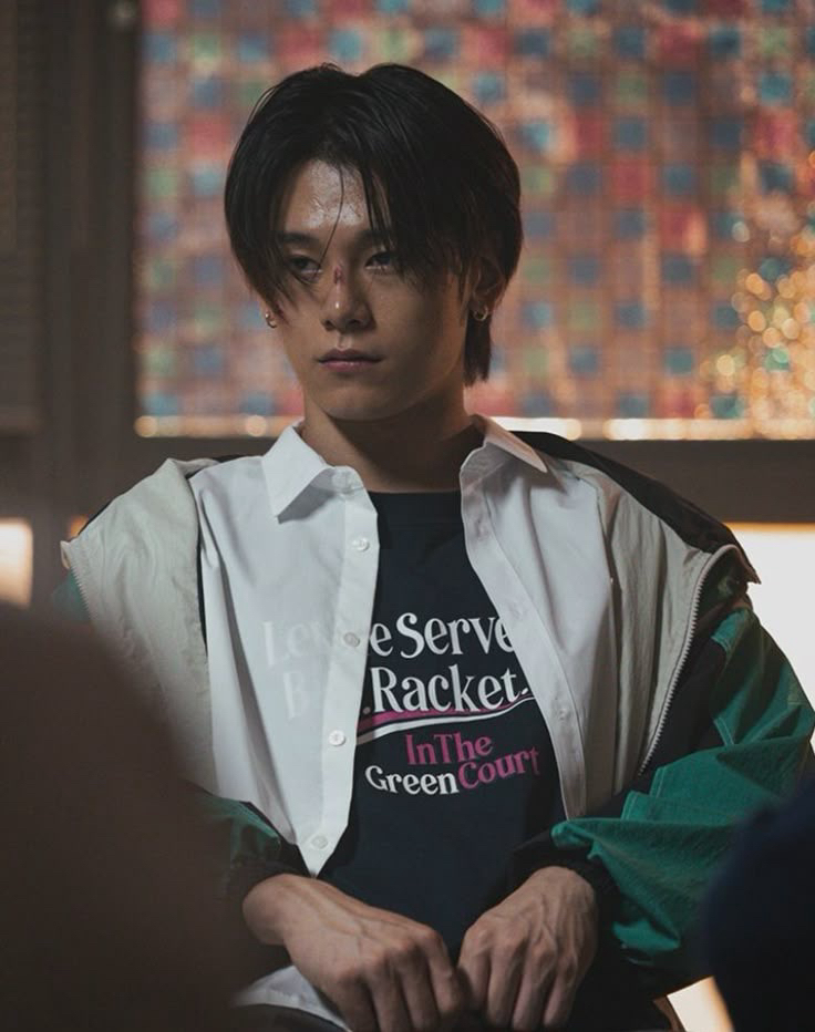 Behind-the-scenes cut of Cha Woomin