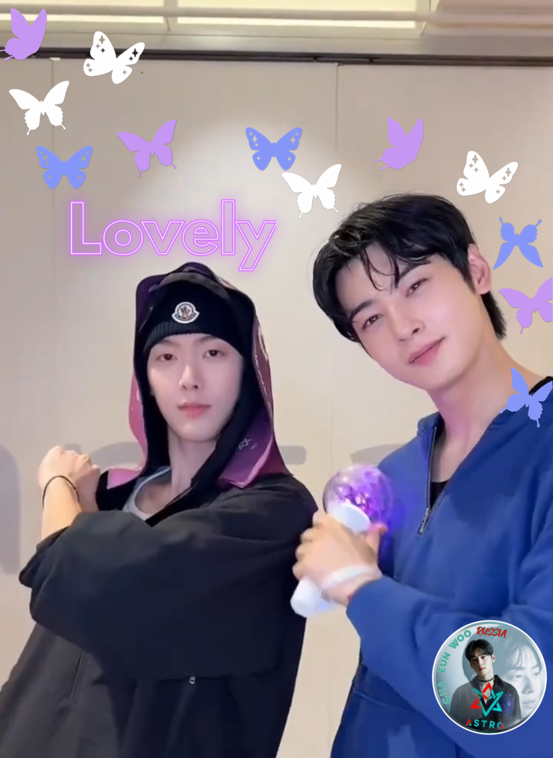 Behind-the-scenes cut of Cha Eunwoo