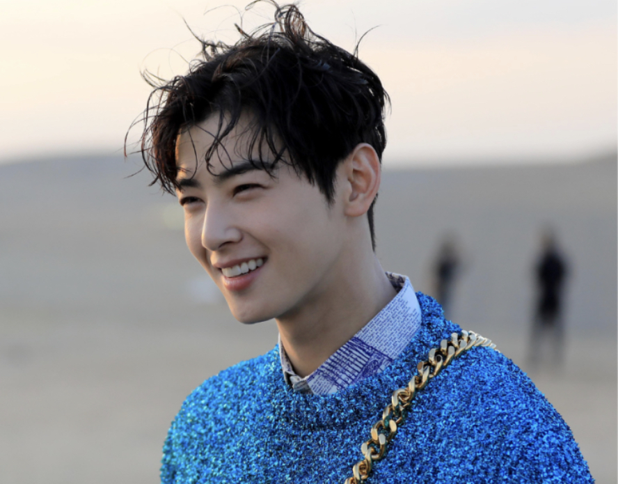 A moment captured by a fan of Cha Eunwoo