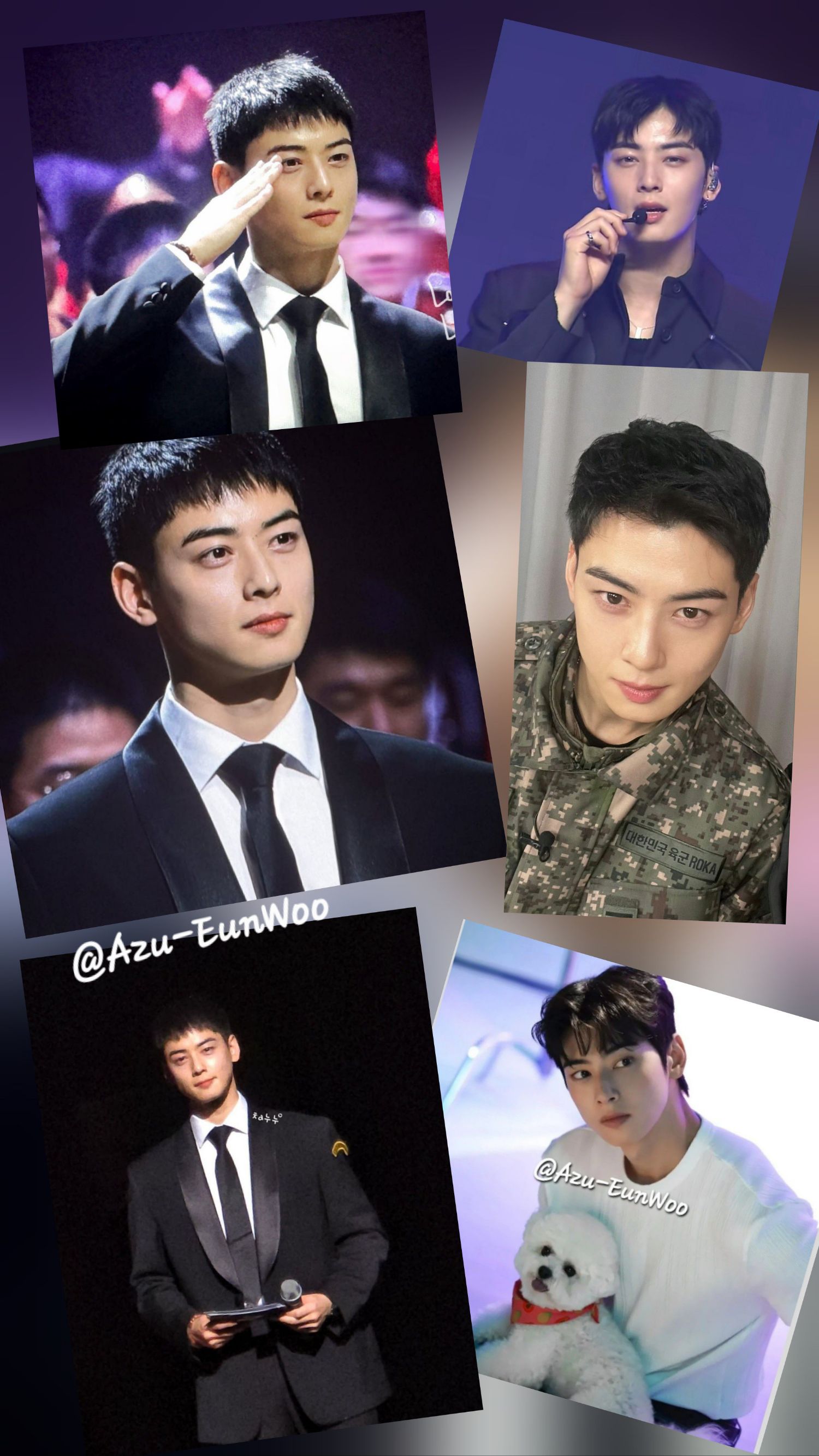 Behind-the-scenes cut of Cha Eunwoo