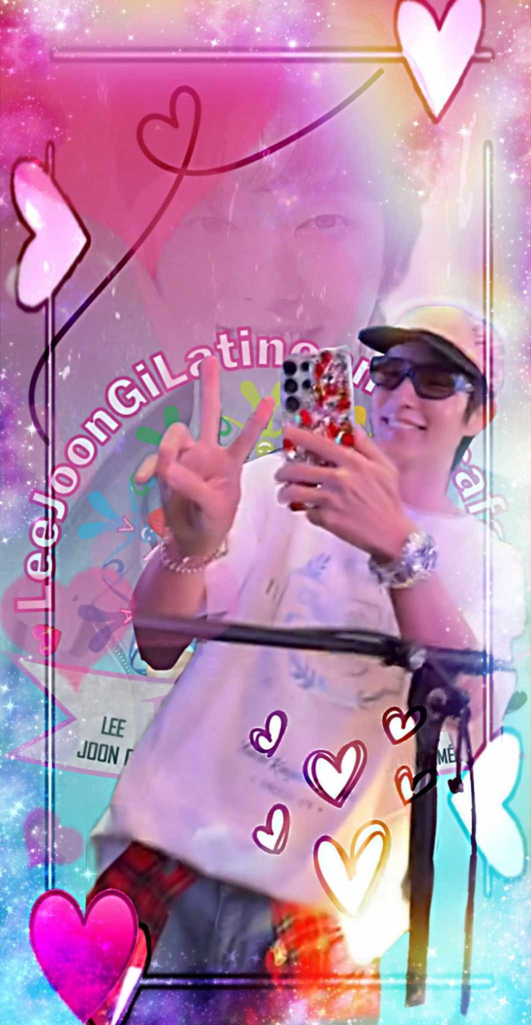 Special wallpaper made by Lee Joongi's fans