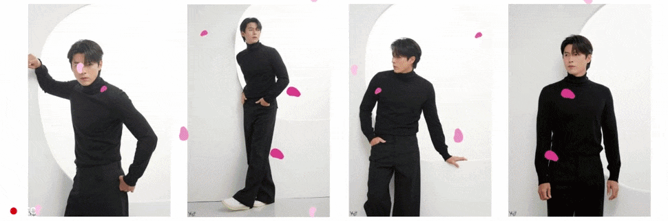 Behind-the-scenes cut of Hyun Bin
