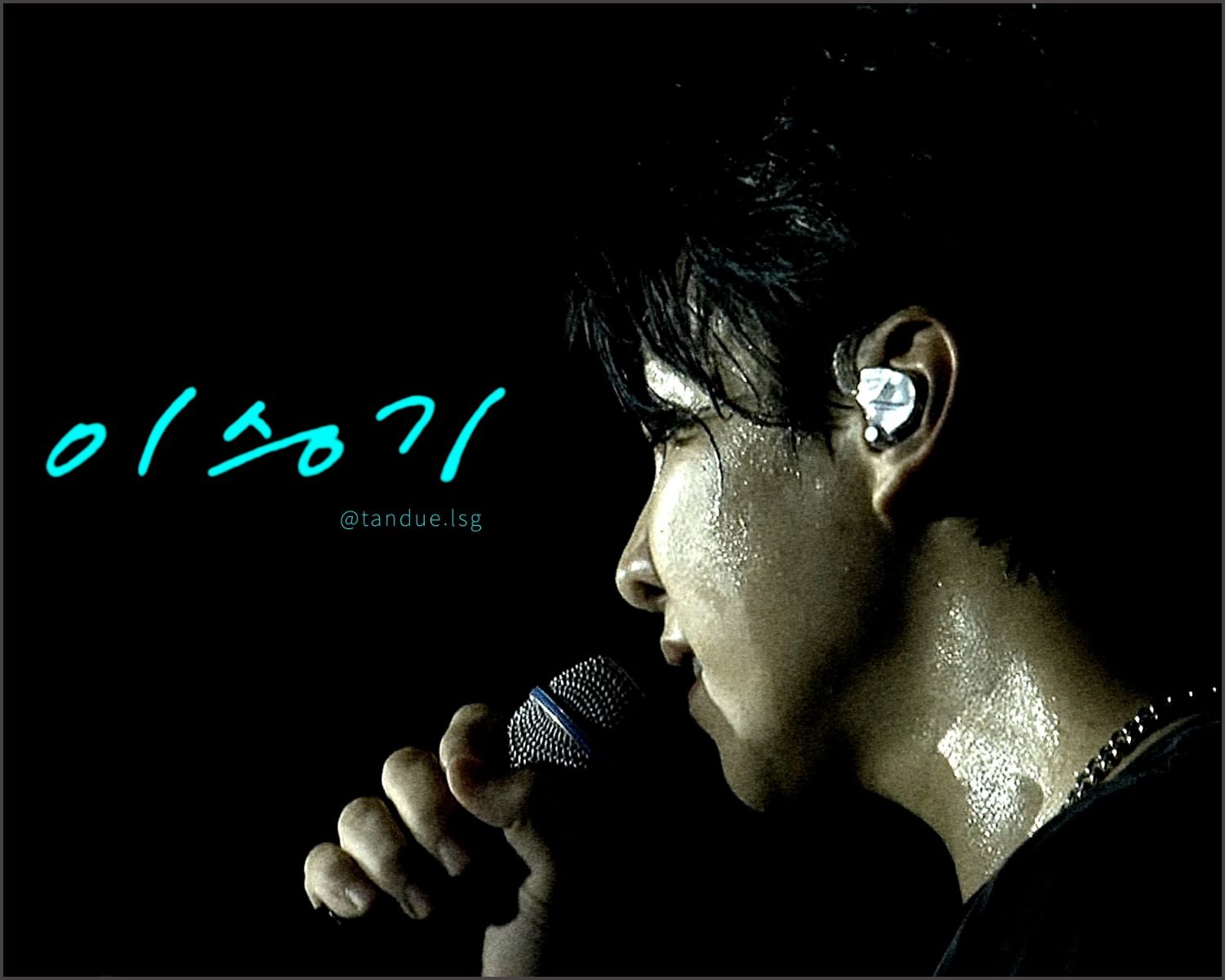 Behind-the-scenes cut of Lee Seunggi