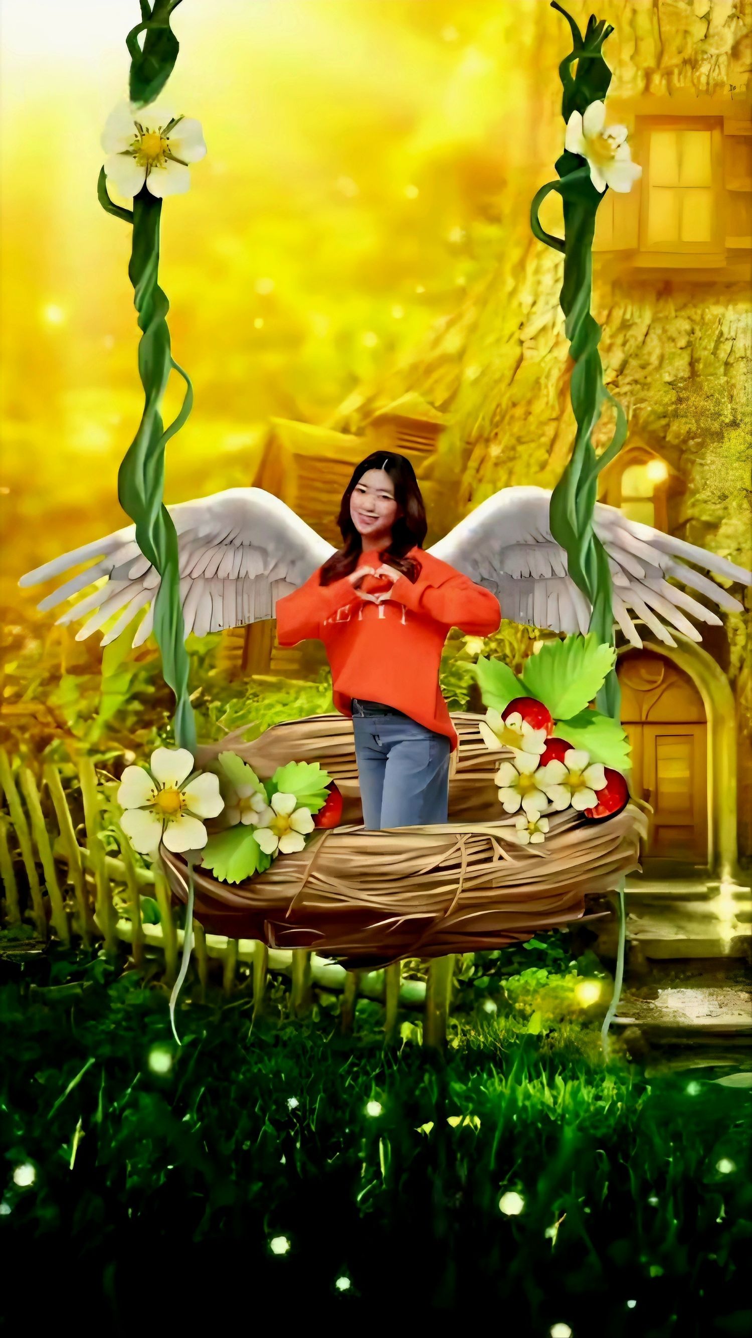 Behind-the-scenes cut of Sung Minji