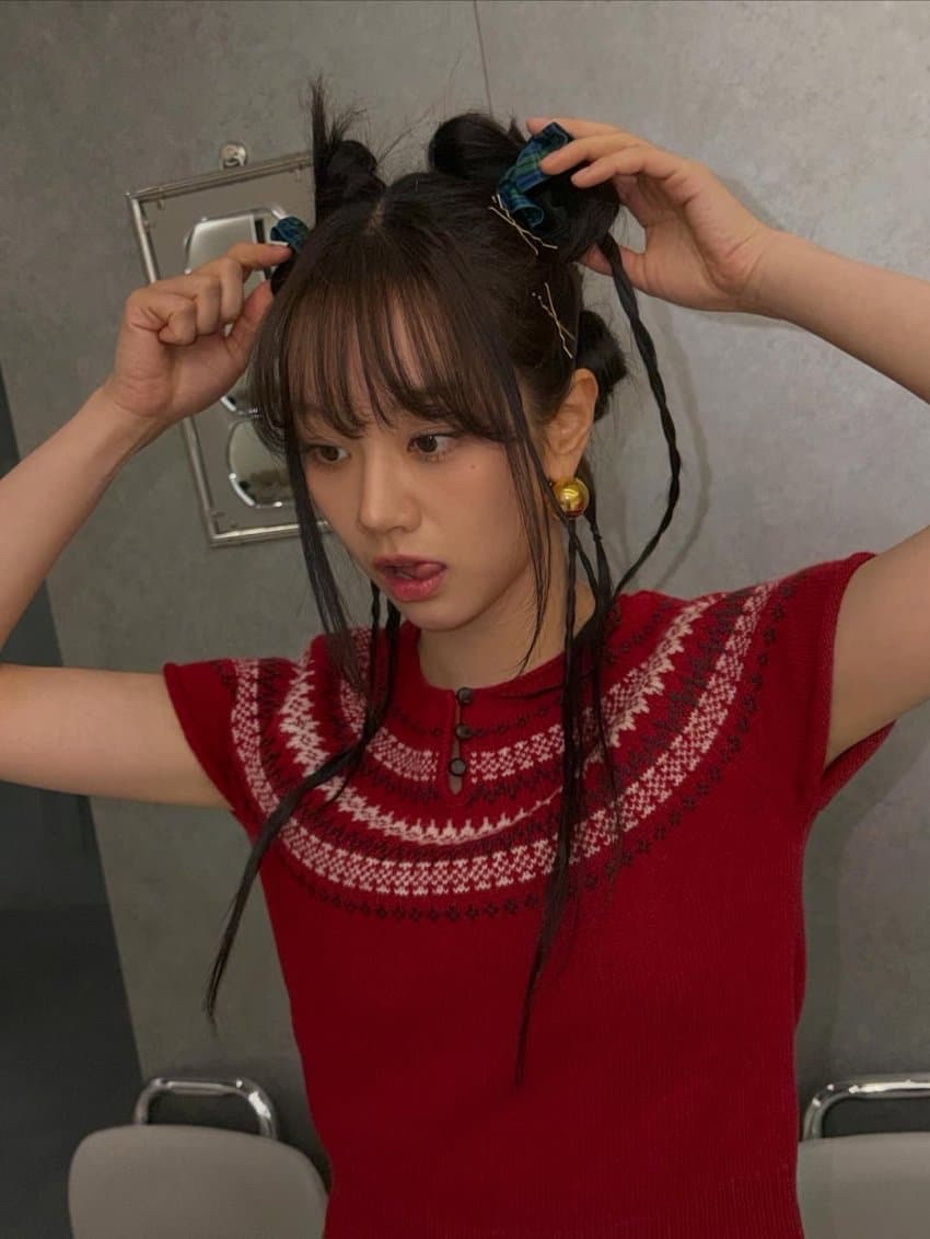 Behind-the-scenes cut of Hyeri