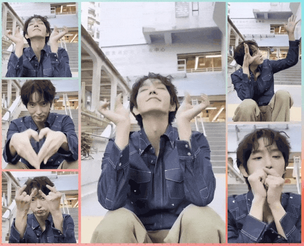 Behind-the-scenes cut of Lee Joongi