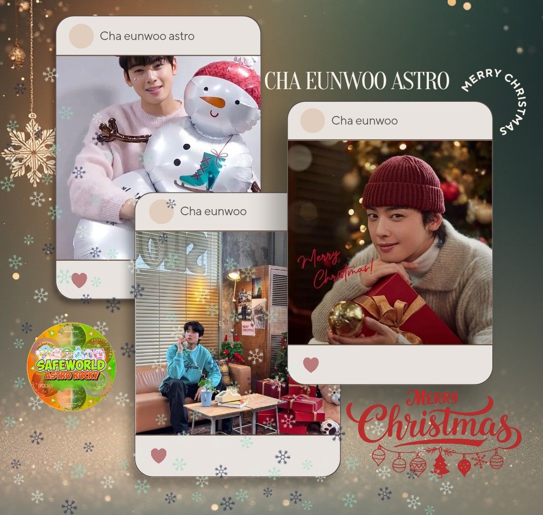 Recent activity shot of Cha Eunwoo