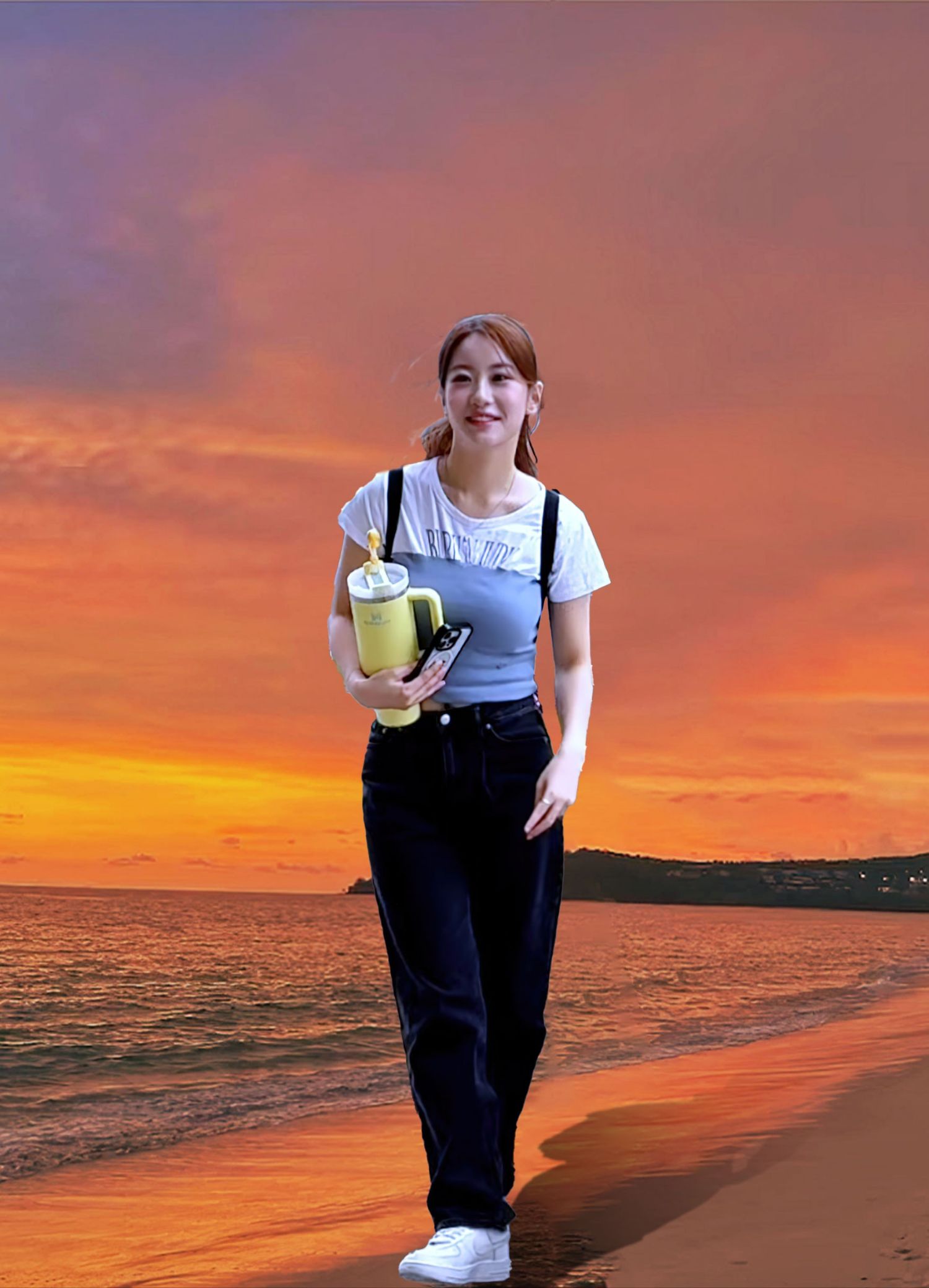 Behind-the-scenes cut of Oh Yujin