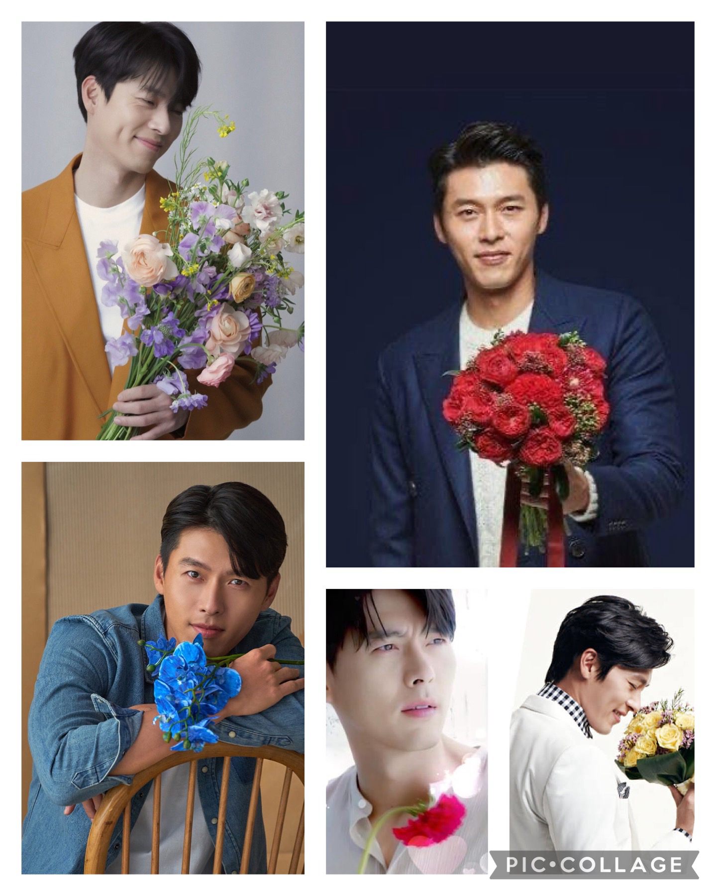 Recent activity shot of Hyun Bin