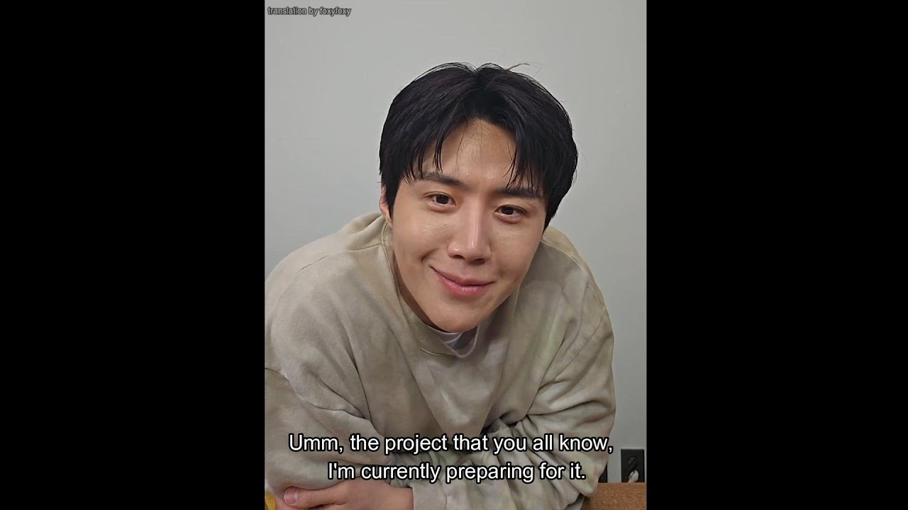 Behind-the-scenes cut of Kim Seonho