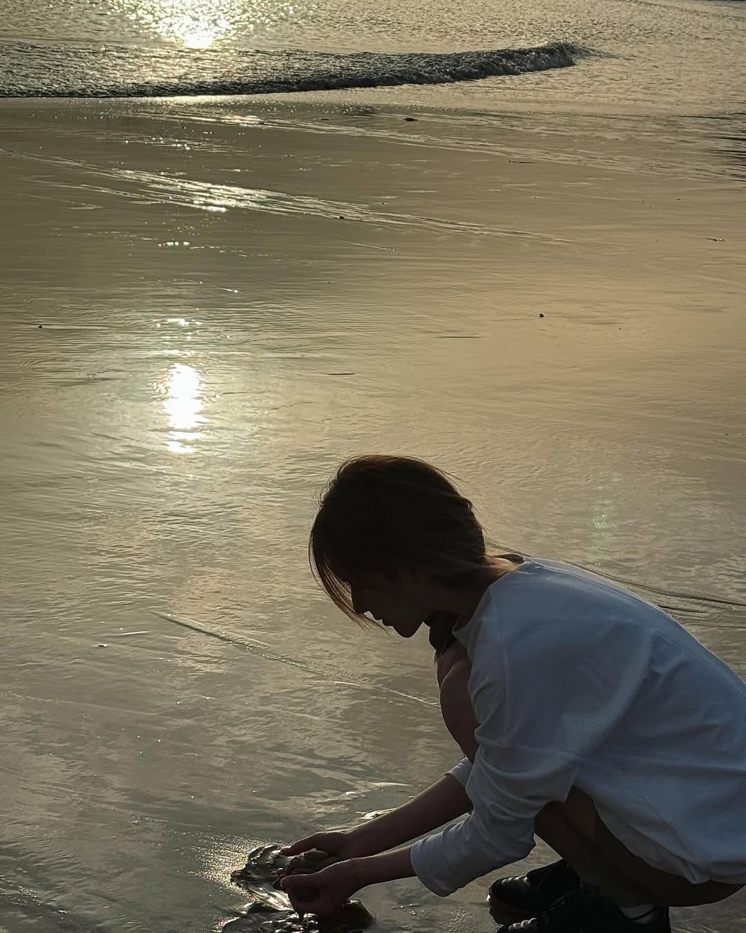 A moment captured by a fan of Zhao Lusi