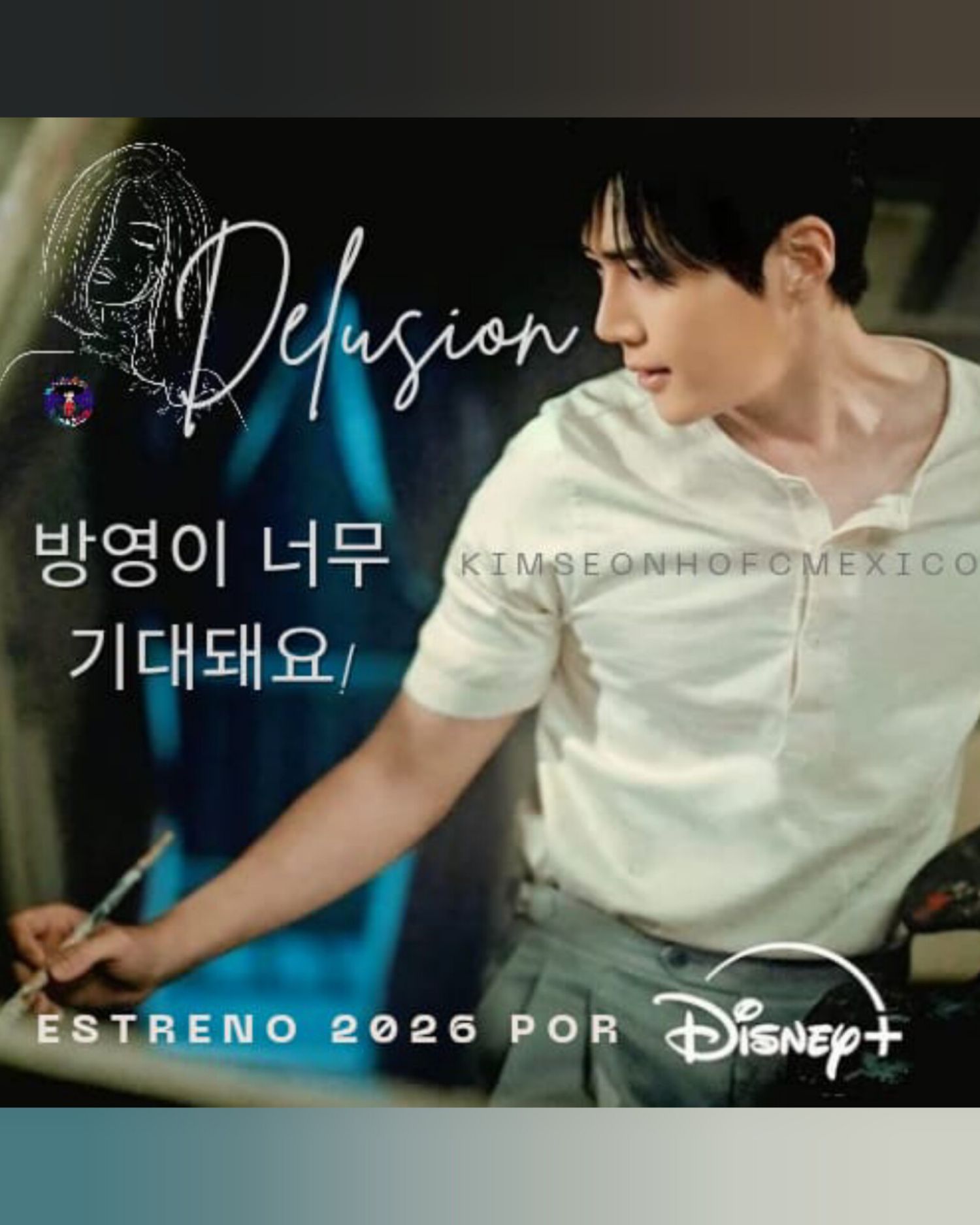 A moment captured by a fan of Kim Seonho