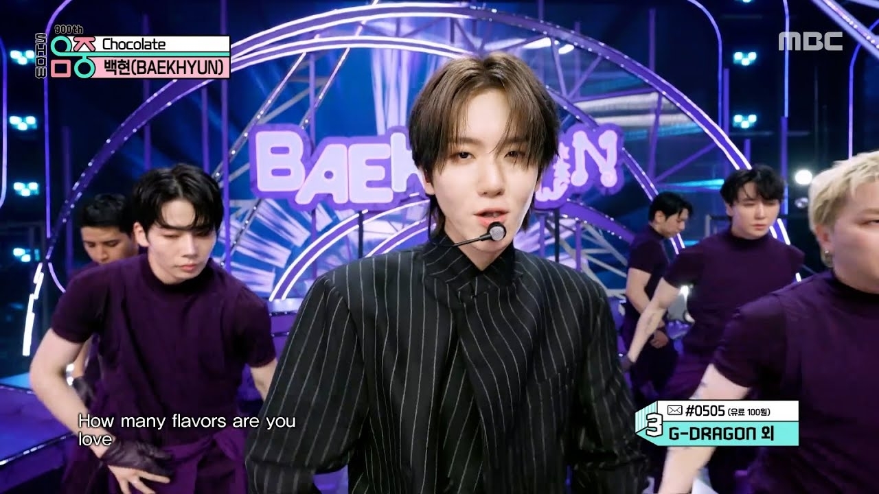A moment captured by a fan of Baekhyun
