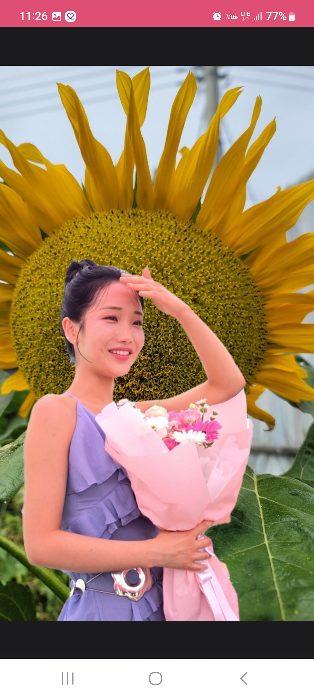 Behind-the-scenes cut of Kim Soyeon (2004)