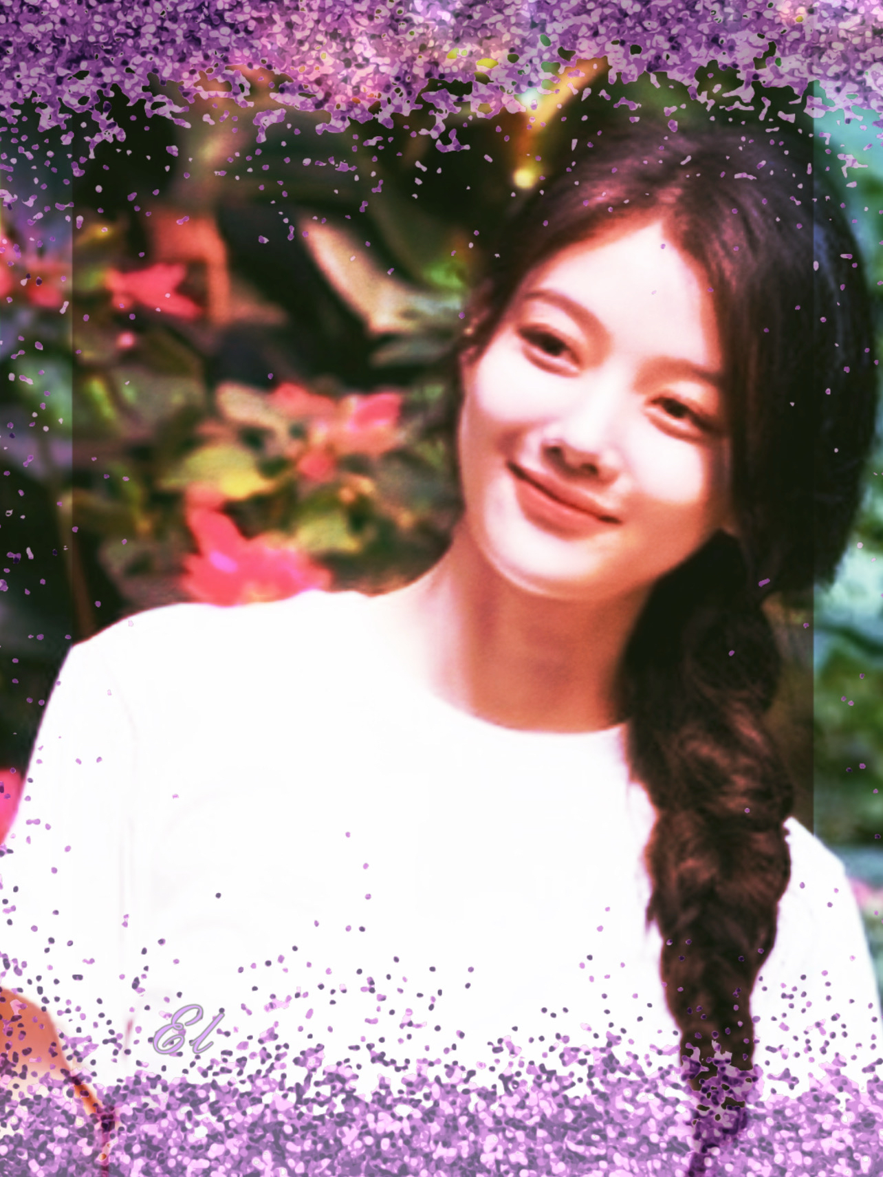 Behind-the-scenes cut of Kim Youjung