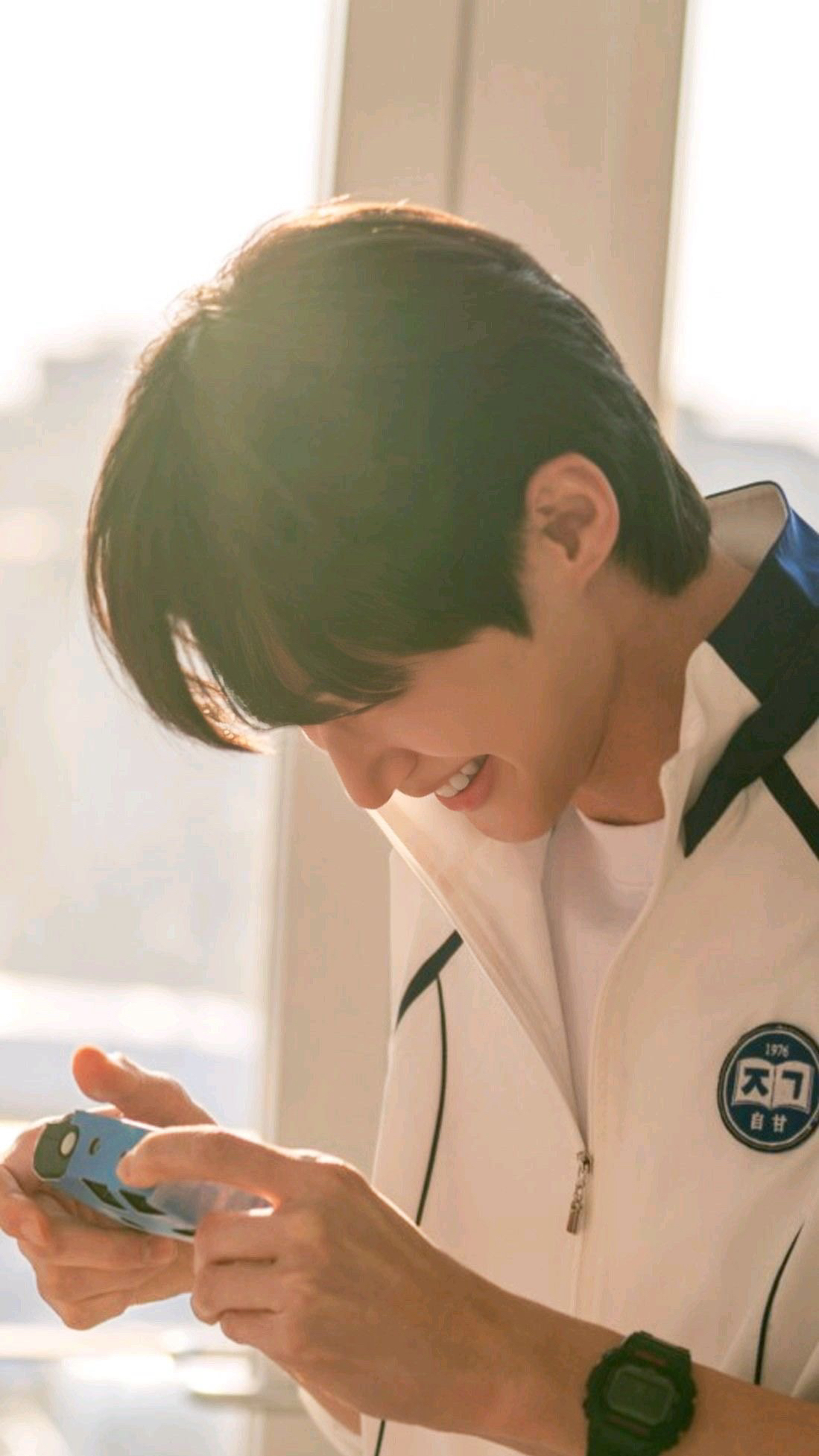 Recent activity shot of Byeon Wooseok