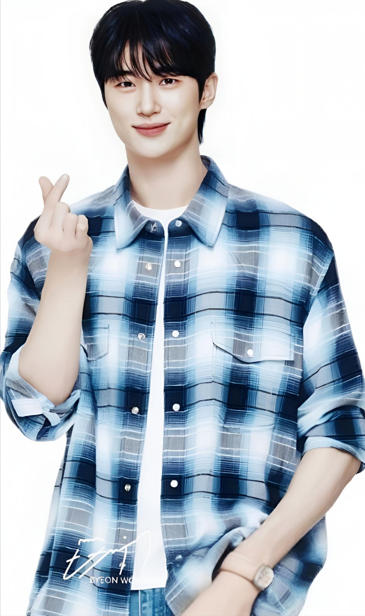 Special wallpaper made by Byeon Wooseok's fans