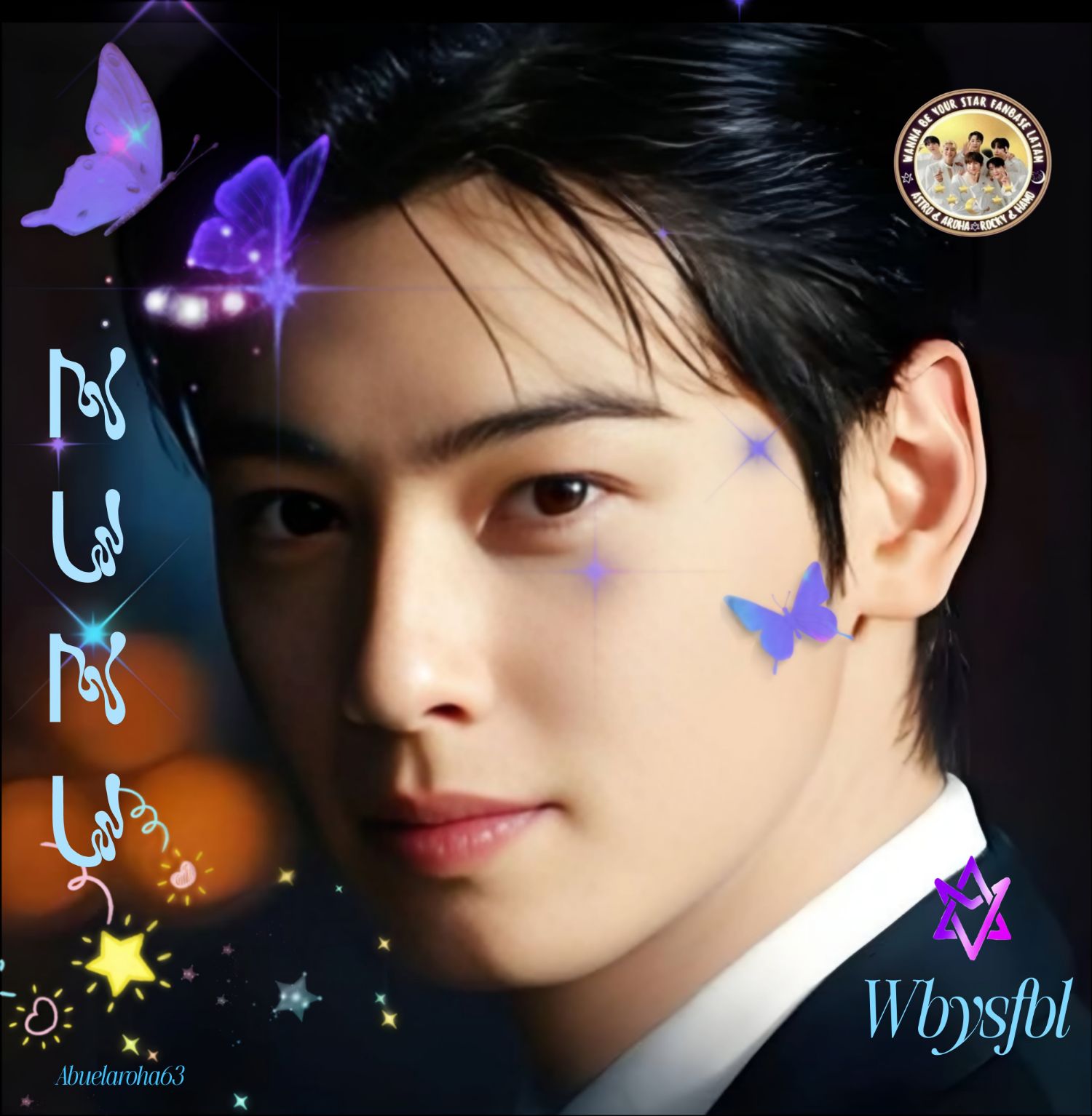 Behind-the-scenes cut of Cha Eunwoo