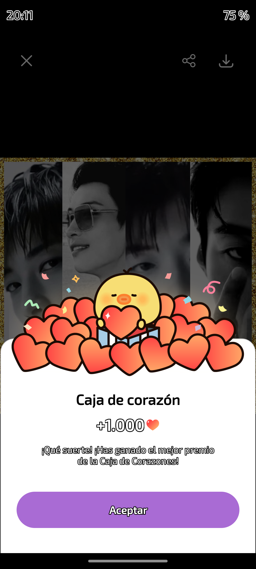 Recent activity shot of Woo Dohwan