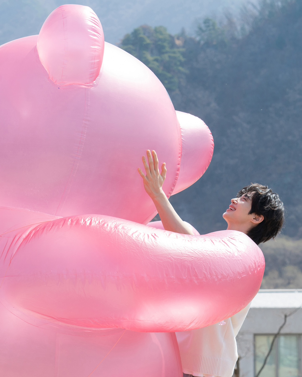 Recent activity shot of Byeon Wooseok
