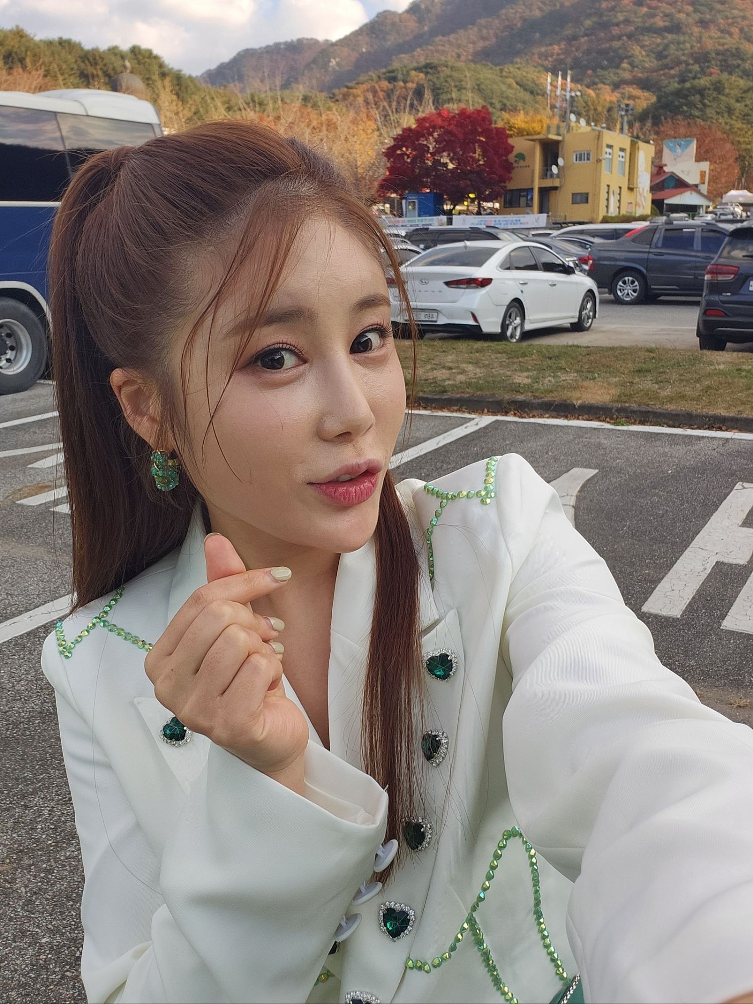 A moment captured by a fan of Kim Soyou